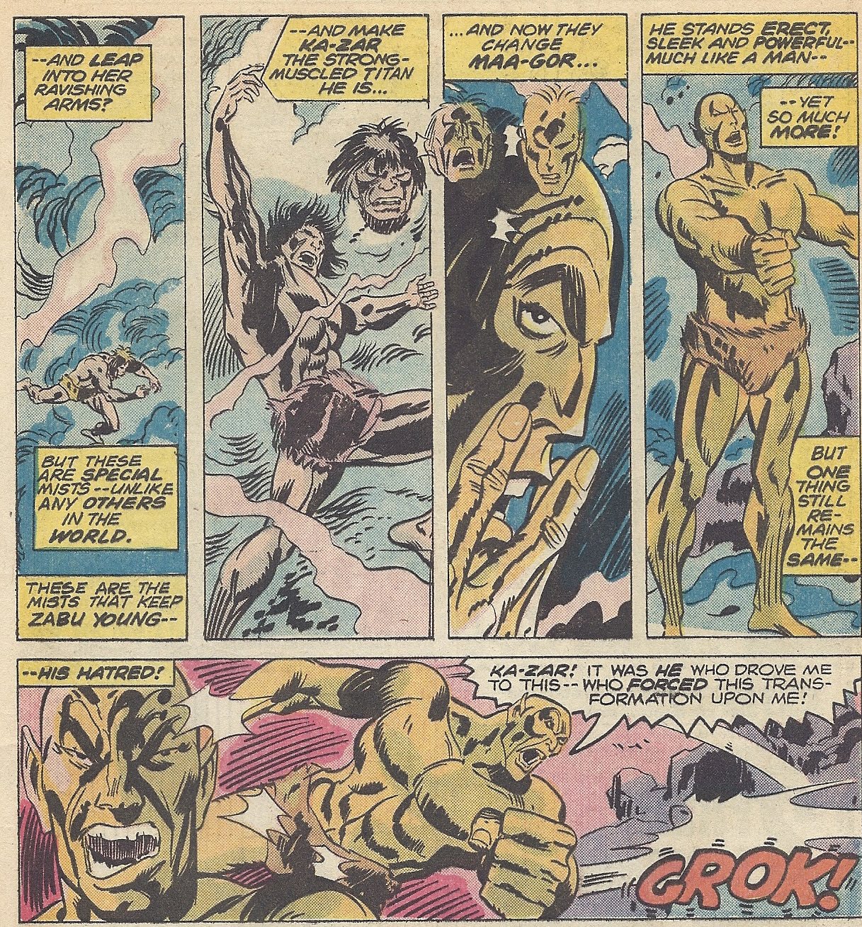 Bronze Age Babies: This Comic's A Mutt A Mixture Of All Kinds - 1217x1308 - jpeg Ka Zar Redesign