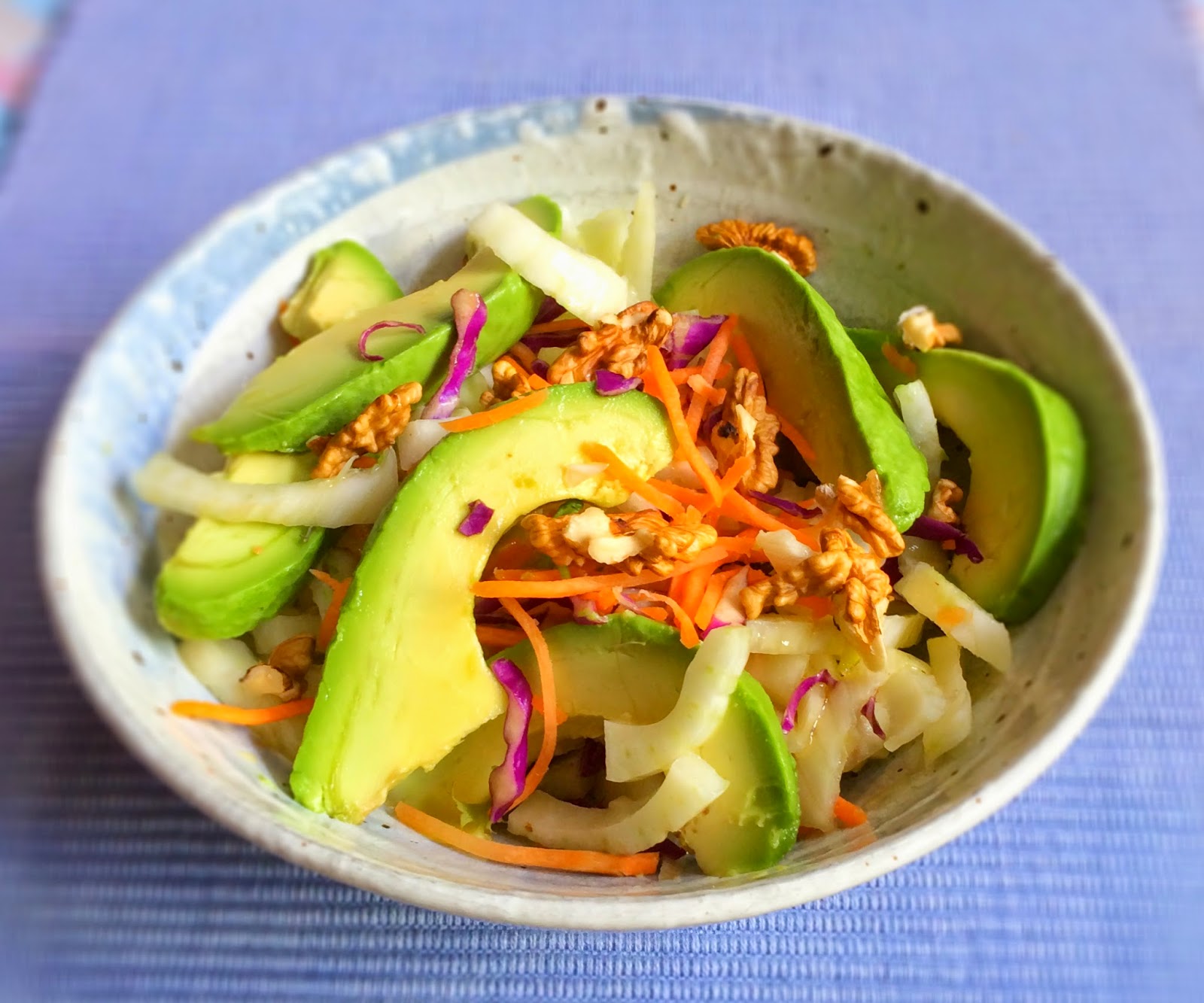 Alessandra Zecchini Florence Fennel and avocado salad with walnuts