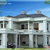 Luxury Kerala home plan - 3900 sq.feet