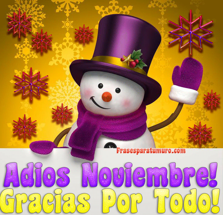 Resultado de imagen para imagenes adios noviembre