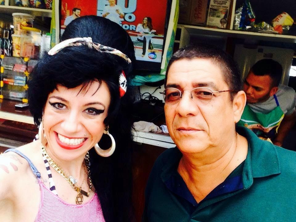 Zeca Pagodinho e Sósia Amy Winehouse