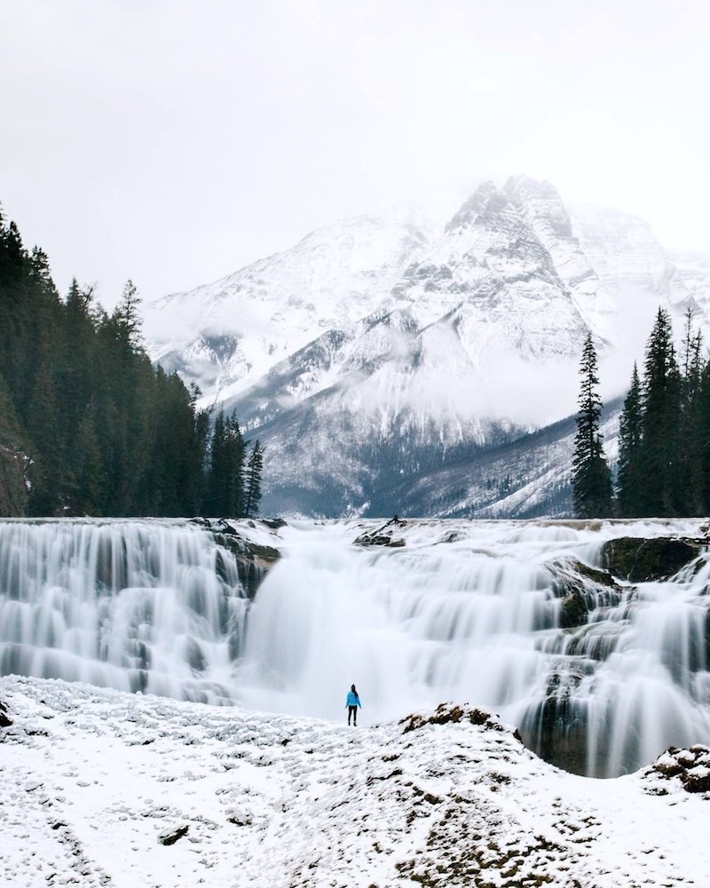 Wapta Falls, British Columbia - Winter Wanderlust. Photographer’s Epic Photos Prove Why You Should Visit Canada During The Winter Wapta Falls, British Columbia - Winter Wanderlust. Photographer’s Epic Photos Prove Why You Should Visit Canada During The Winter