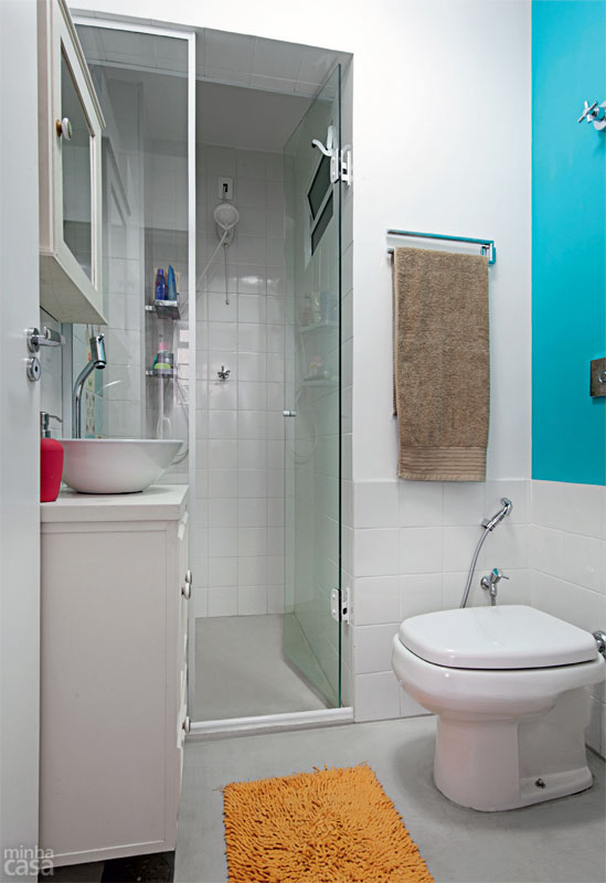 DECORA INTERI Banheiros e lavabos sem janela -> Banheiro Pequeno Com Duas Portas DECORA INTERI Banheiros e lavabos sem janela -> Banheiro Pequeno Com Duas Portas