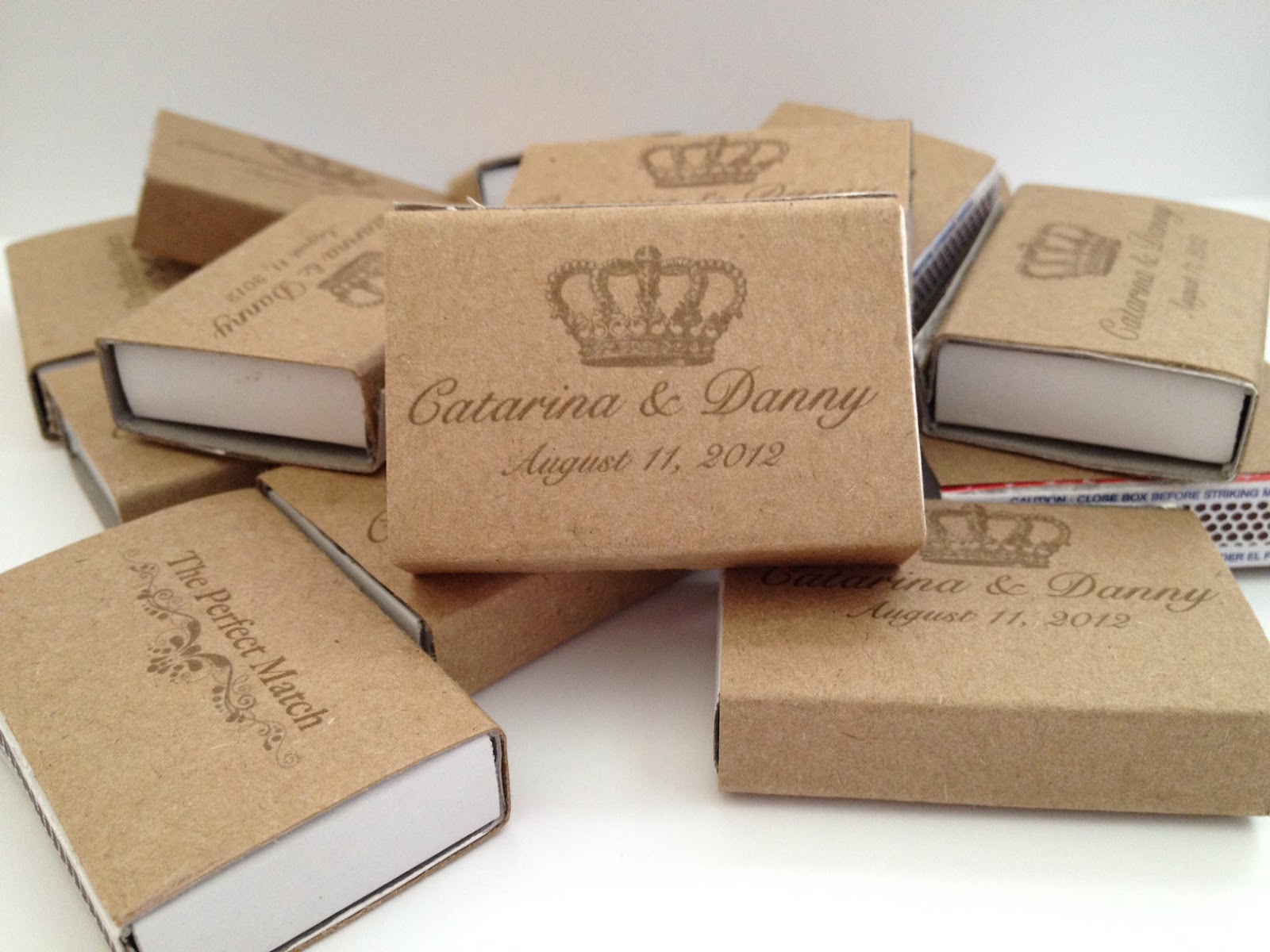 Wedding Personalized Matchbooks wedding post 13 personalized matchboxes