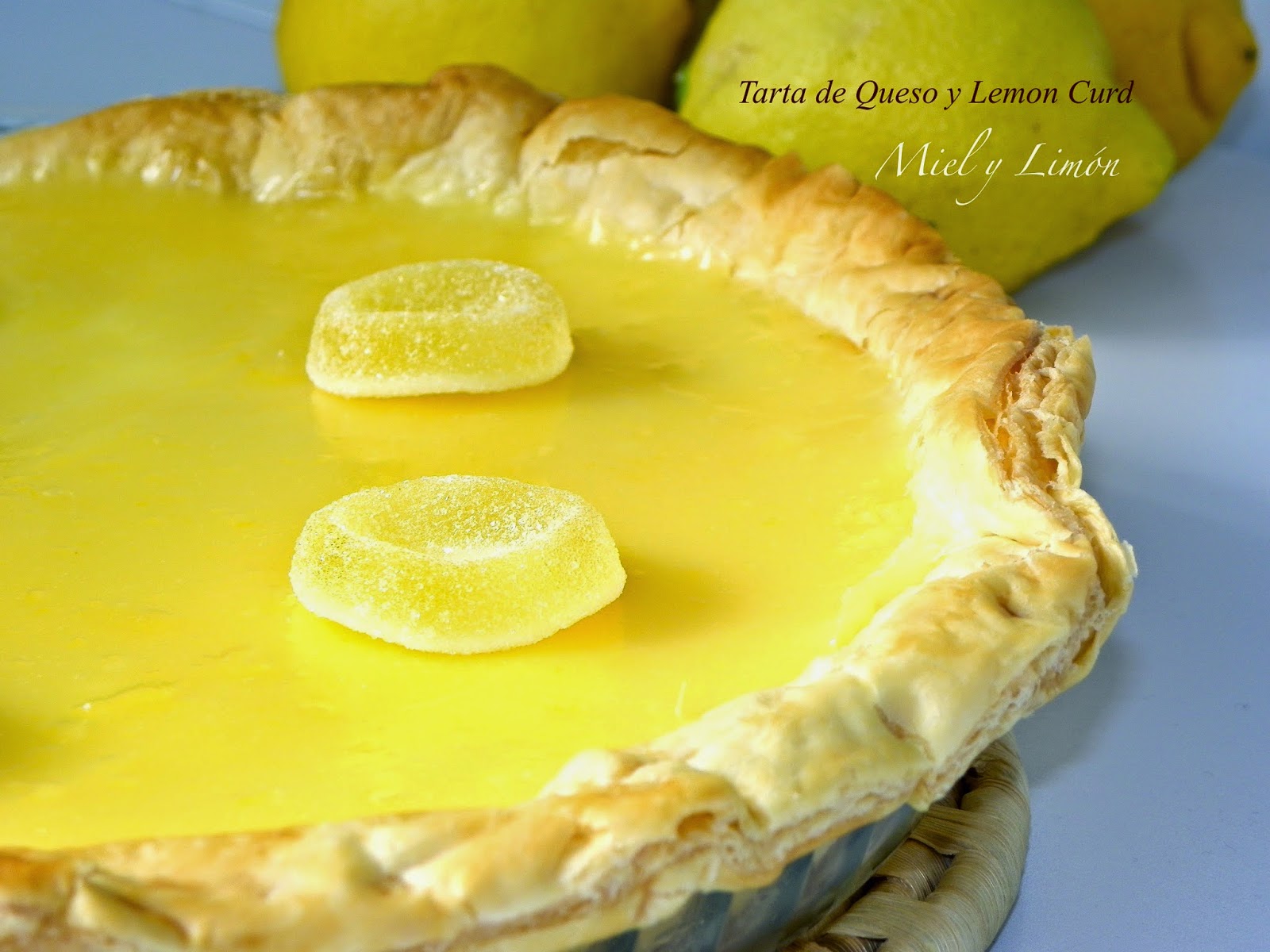 Tarta De Queso Y Lemon Curd
