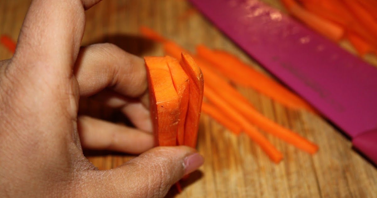 Yum! Yum! Yum! How to Cut Vegetables in Julienne Style