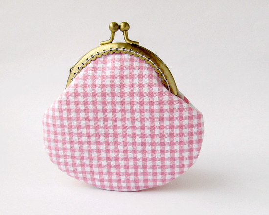 Purse Pink, розовый кошелек Patchwork OOAK Purse, лоскутной кошелек для монет