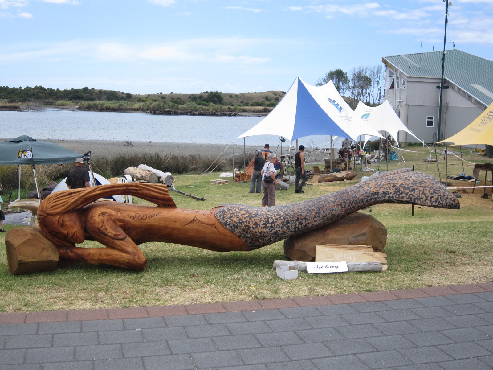The Clark Family New Zealand Trip Whakatane Sculpture Walk
