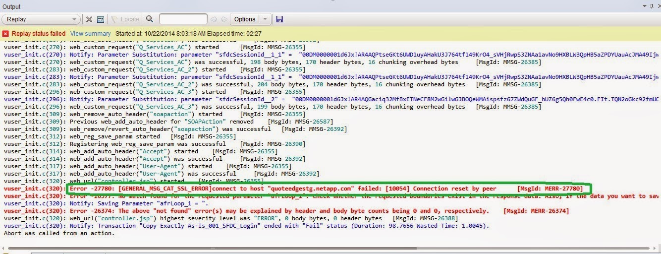 Performance Testing My reference Guide GENERAL_MSG_CAT_SSL_ERROR