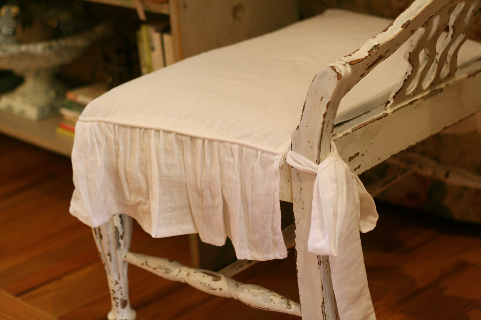 Custom Slipcovers by Shelley Wood Arm Chair Slipcover