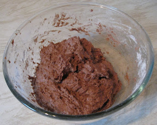 homemade dough mixture