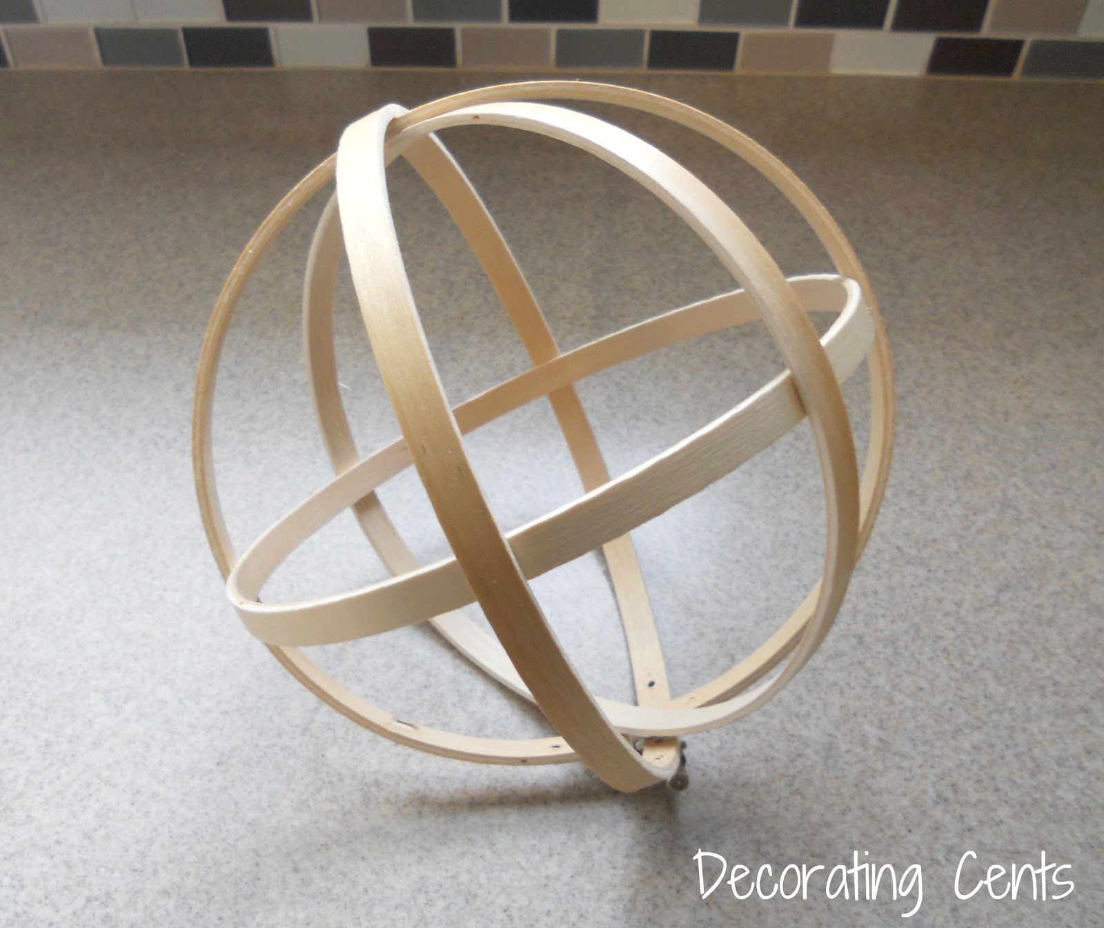 DIY West Elm Decorative Spheres