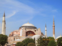 The Hagia Sophia.  It served for 1000 years as the paragon of church size, design and beauty.