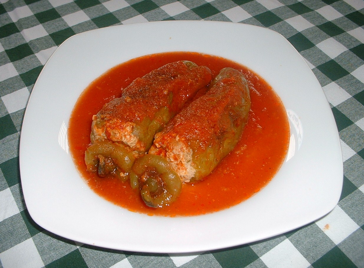 Someone's in the Kitchen Stuffed Cubanelle Peppers