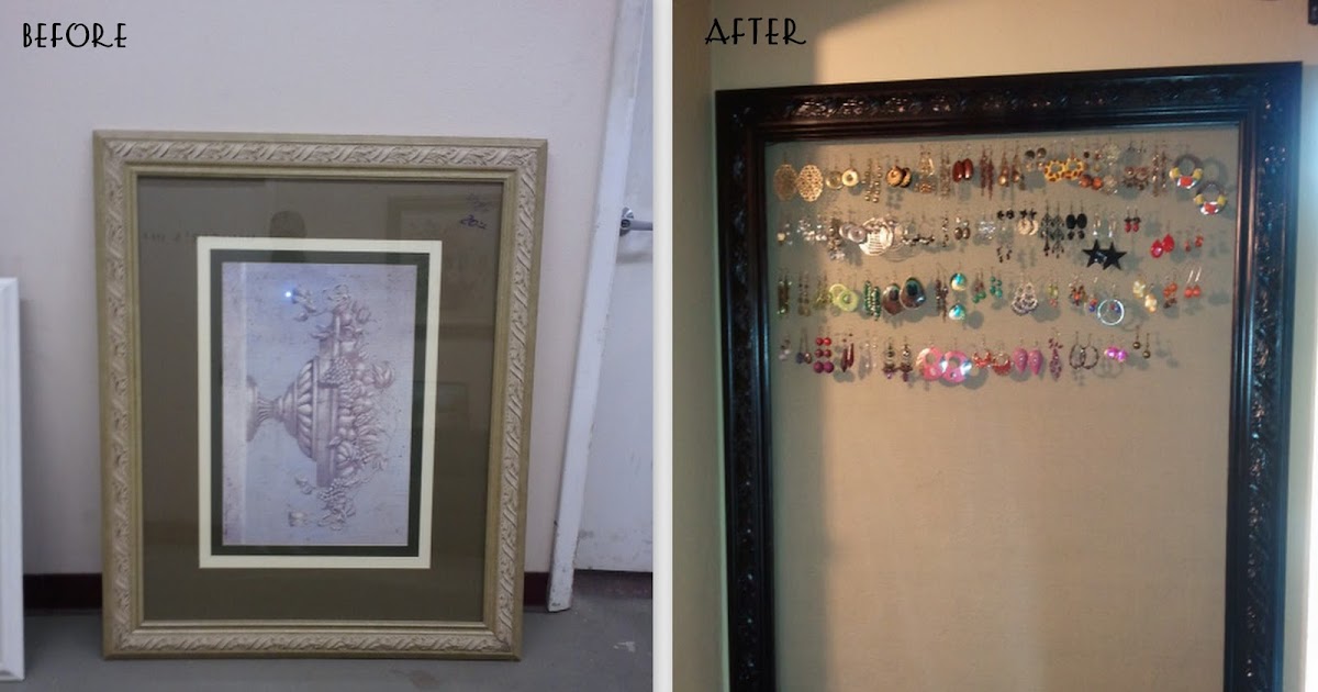 WobiSobi Picture Frame Earring Holder