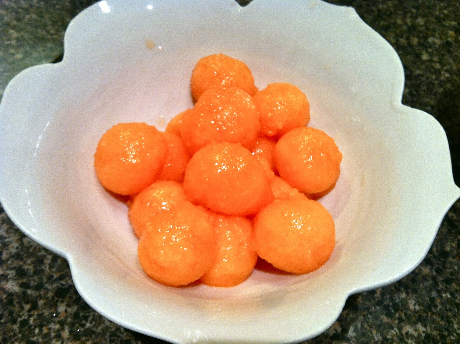 Auria's Malaysian Kitchen Tapioca Pearls with Cantaloupe & Coconut Milk