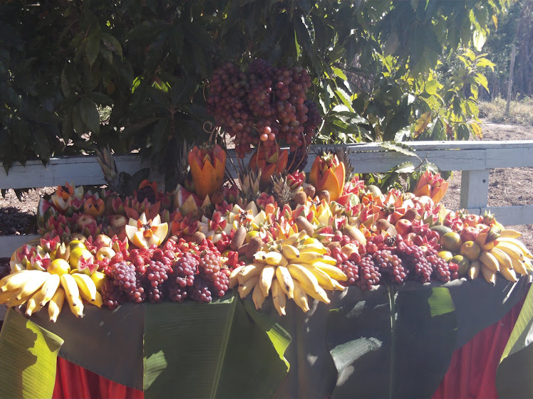 mesa de frutas