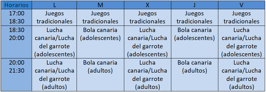 Horario