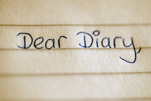 diary writing format