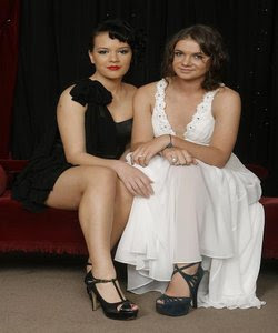 My childhood friend Rebekah at our School Ball 2010