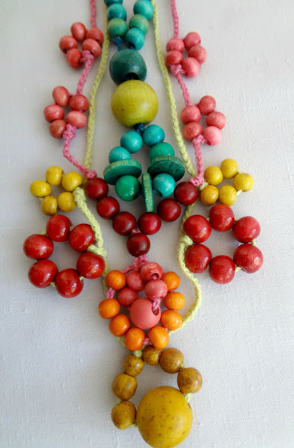 Tie - bead necklaces