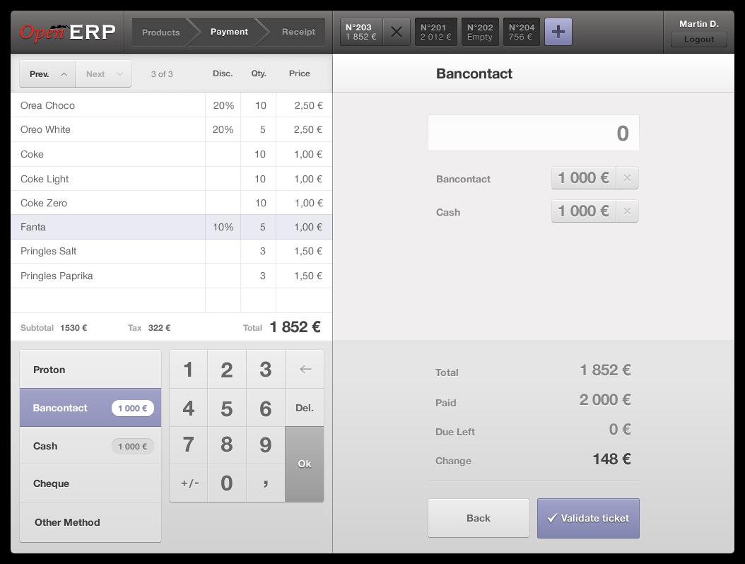 OpenERP POS Coming.