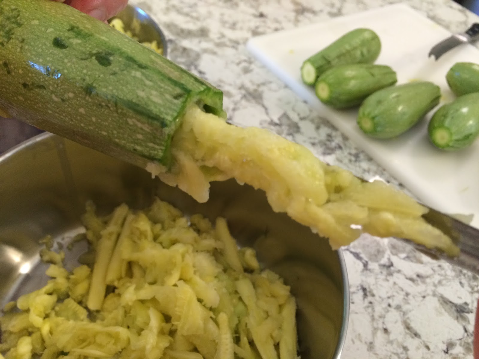 Cali's Cuisine Tutorial How to Core Zucchini for Stuffing