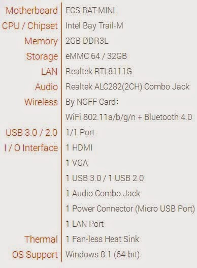 ECS LIVA Mini PC