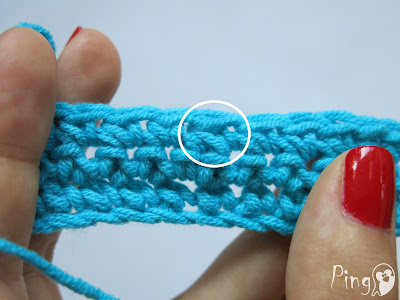 Single Crochet Decrease - step by step instruction by Pingo - The Pink Penguin