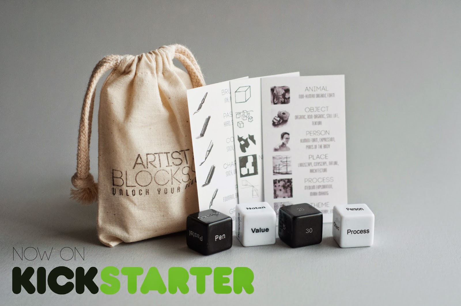 P + M = E Artist Blocks now on KICKSTARTER!