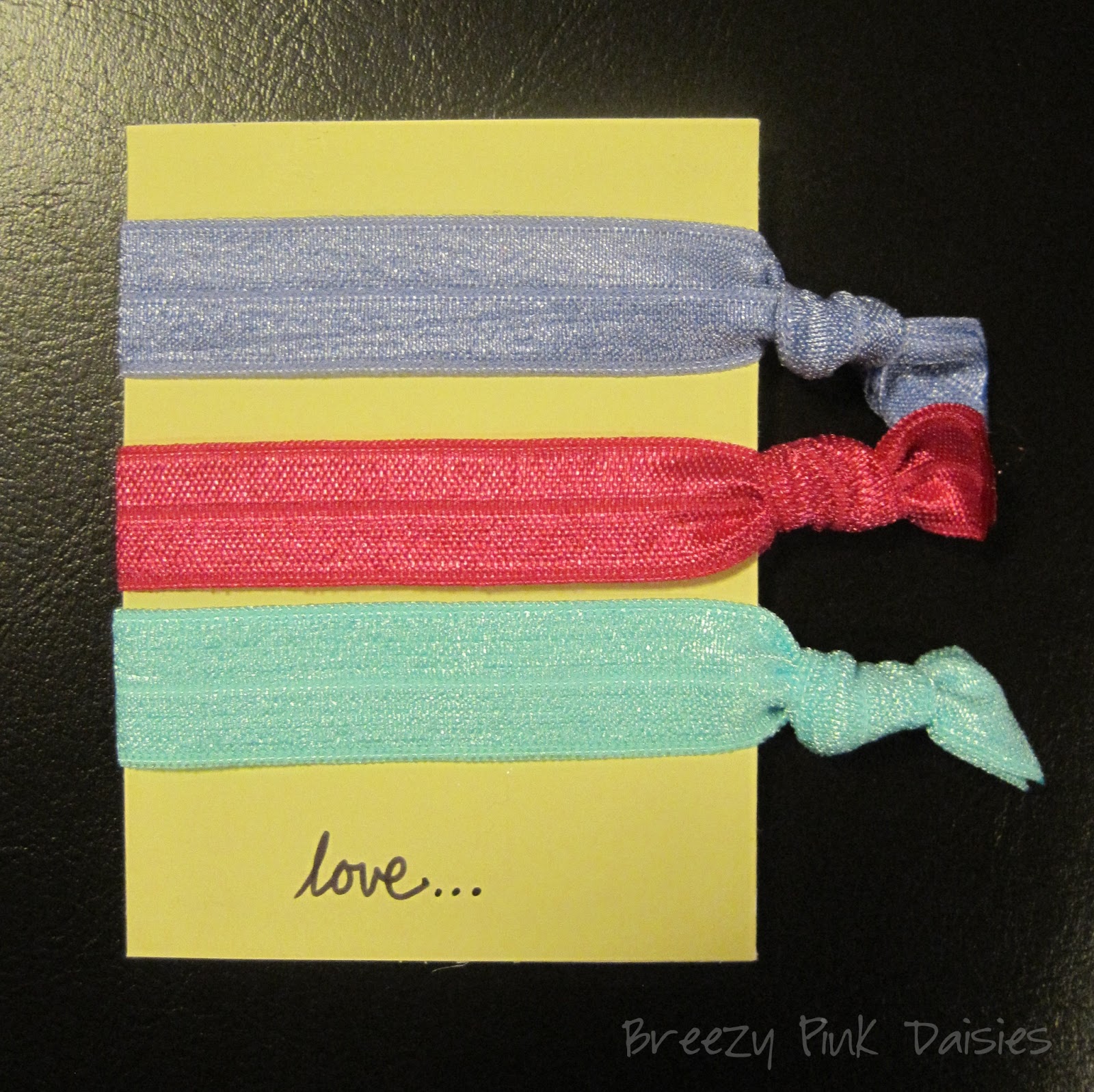 Breezy Pink Daisies Diy No Crease Foe Hair Ties