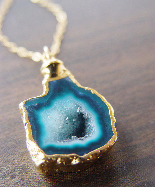 geode jewelry necklace geodes sarah crystal kind pretty jewellery geod visiter raw crystals