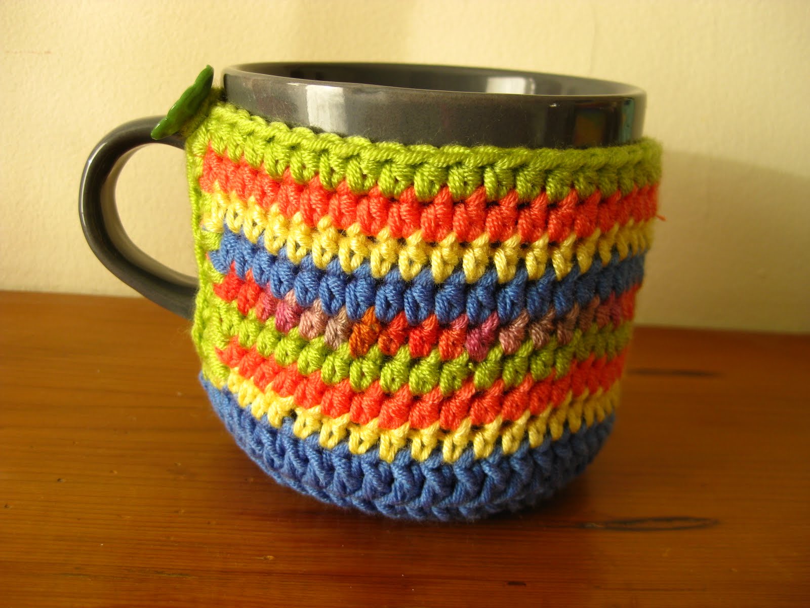 Bunny Mummy Crochet Mug Cosy