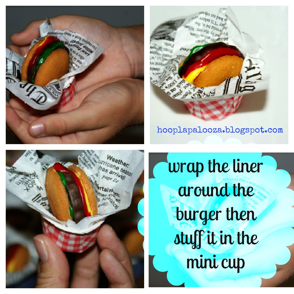 hoopla palooza mini burger cookie bites