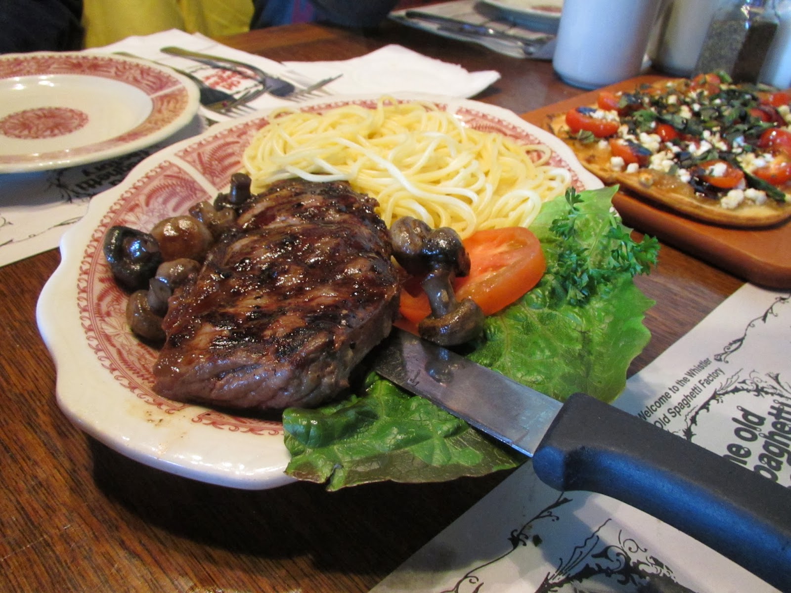 feeling famished old spaghetti factory go for the ice cream