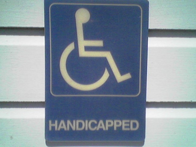 Handicap Car Sign