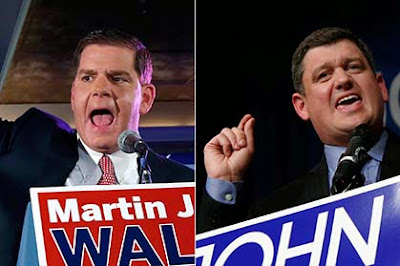In the running for Boston mayoral position Martin Walsh and John Connolly. (Photo: Bostinno) In the running for Boston mayoral position Martin Walsh and John Connolly. (Photo: Bostinno)