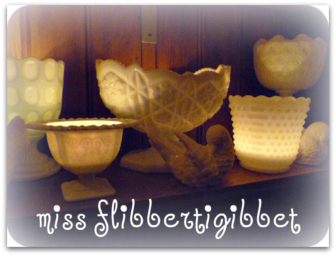 Decorating With Milk Glass Miss Flibbertigibbet