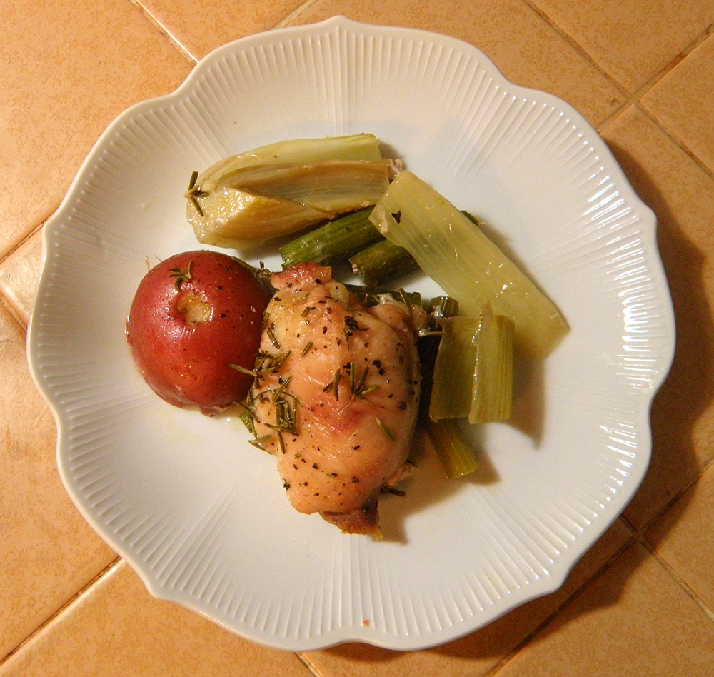 Seasonal Eating Rosemary Chicken with Fennel