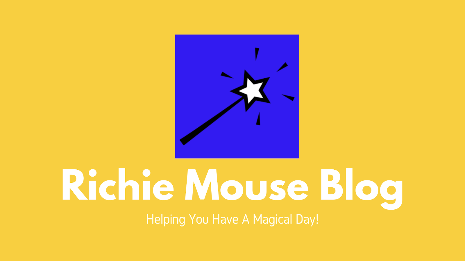 Richie Mouse Blog