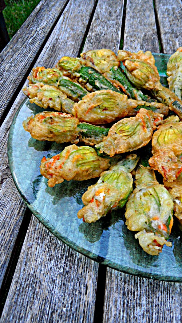 Chez Maximka Stuffed zucchini flowers