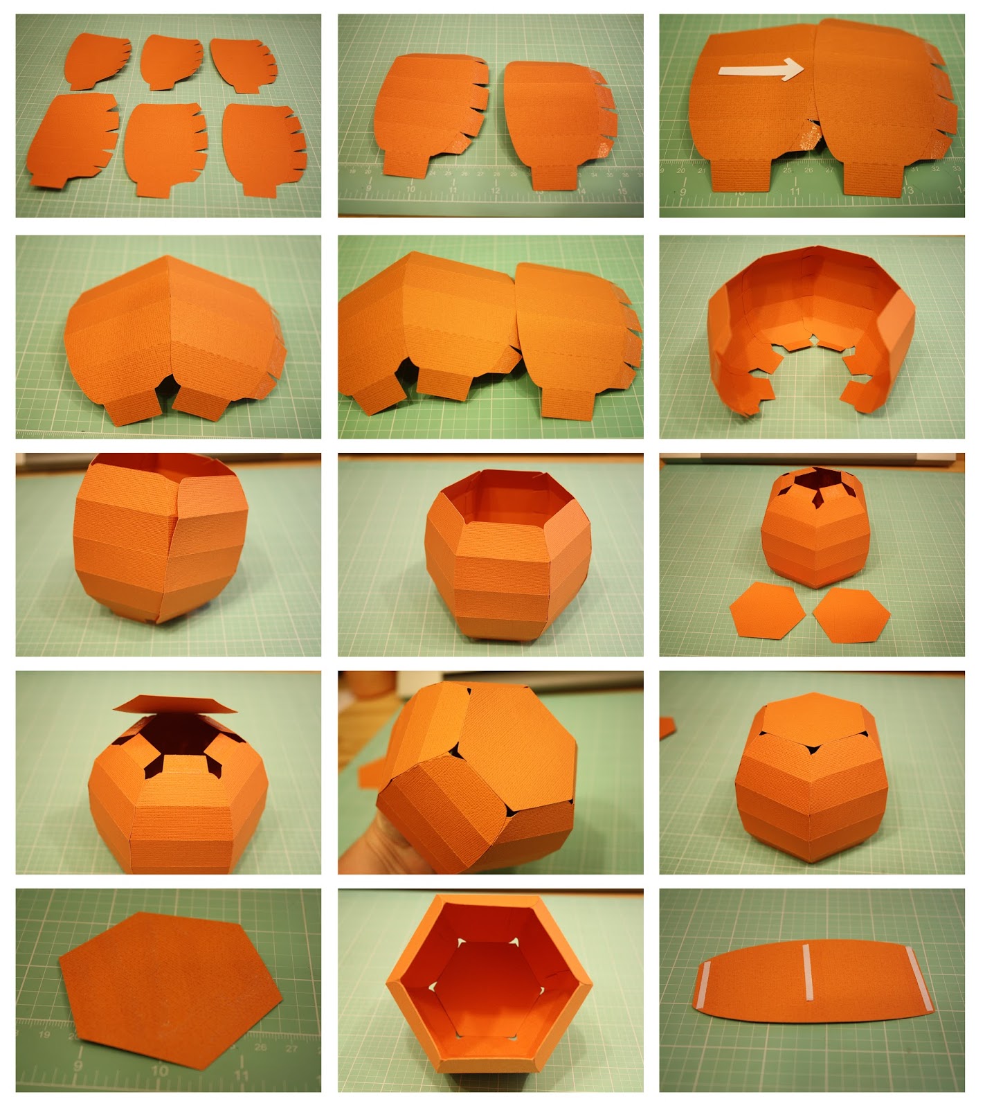Bits of Paper 3D Pumpkin Box!