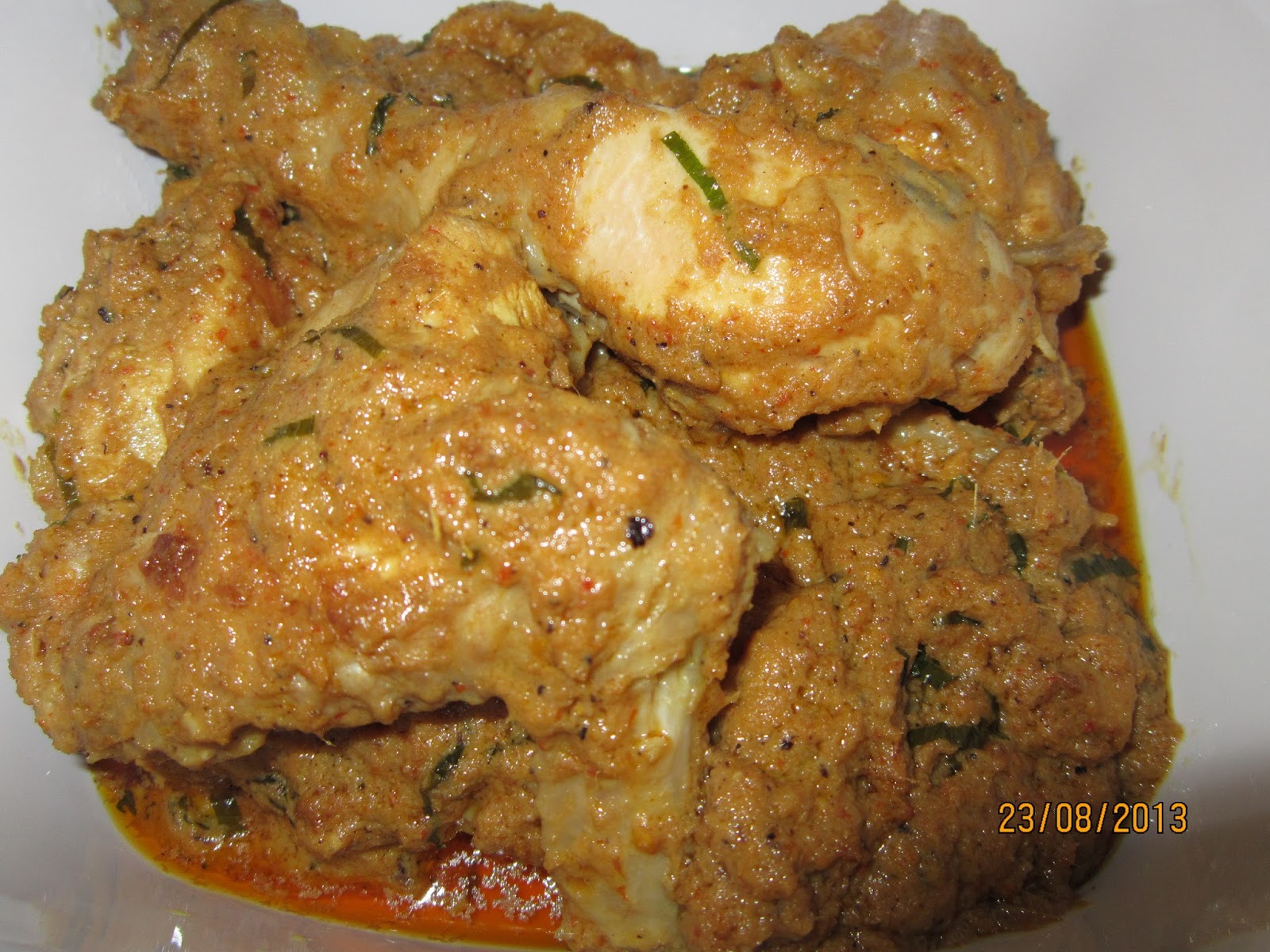 Resepi rendang ayam hijau negeri sembilan