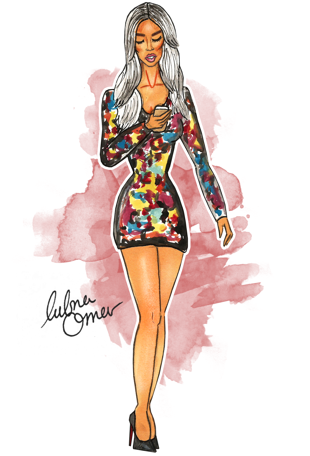 Maya Diab illustration by Lubna Omar