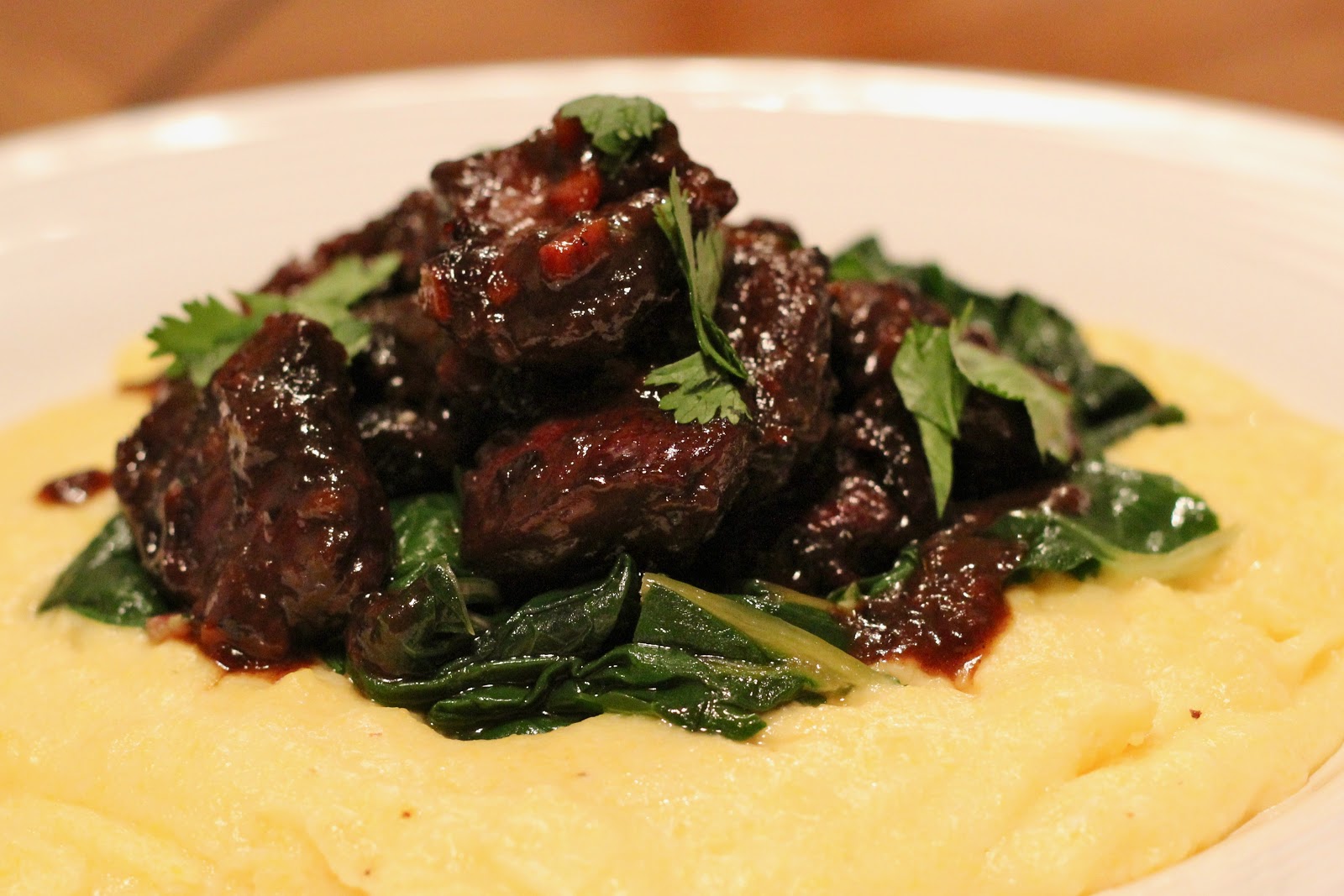 Food for Hunters Apricot Wild Duck with Swiss Chard and Goat Cheese