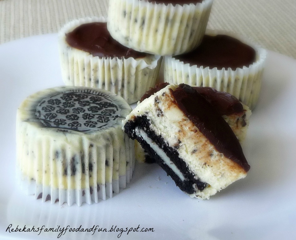 Family, Food, and Fun Cookies and Cream Cheesecake Cupcakes