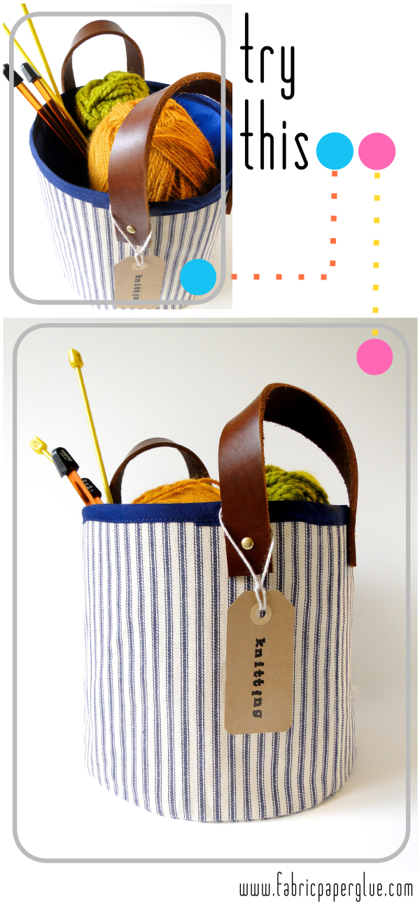 volksfaden fabric & leather storage box