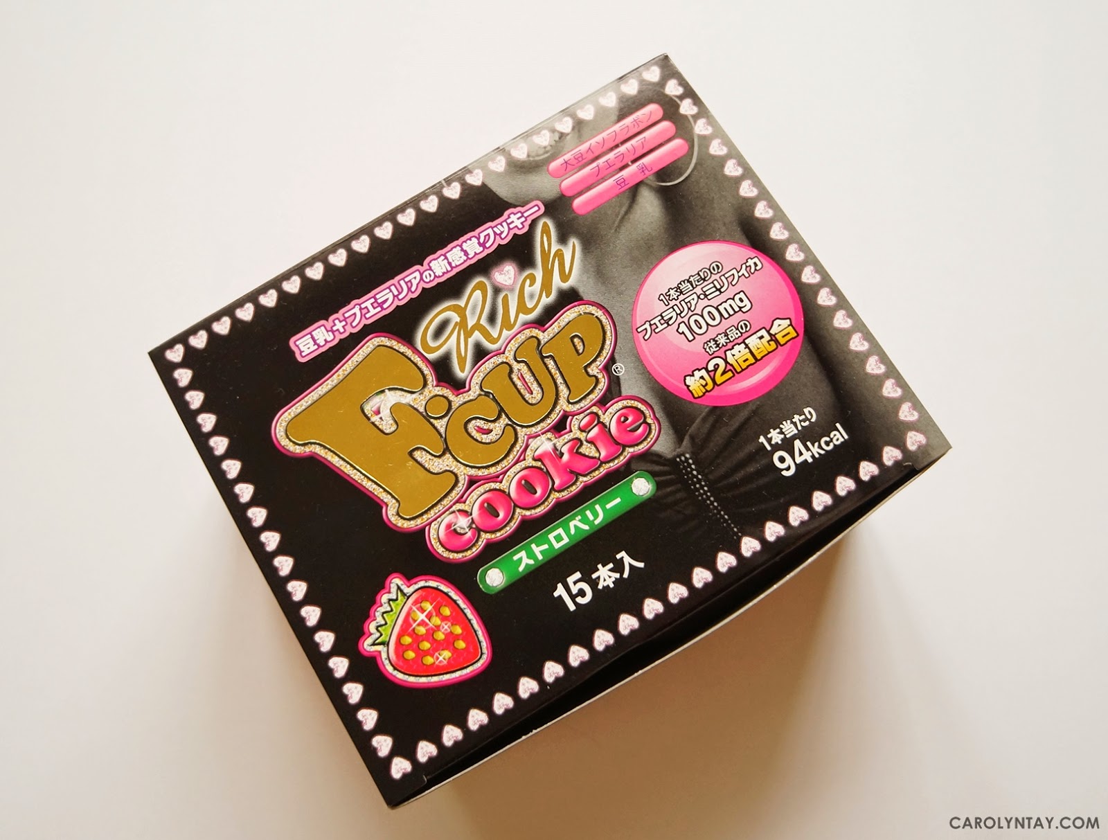 Review: Rich F CUP Cookies (Strawberry)