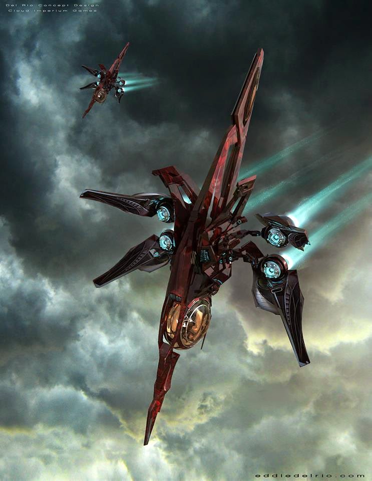 Tableta Machina Xi'an Scout ship from Star Citizen