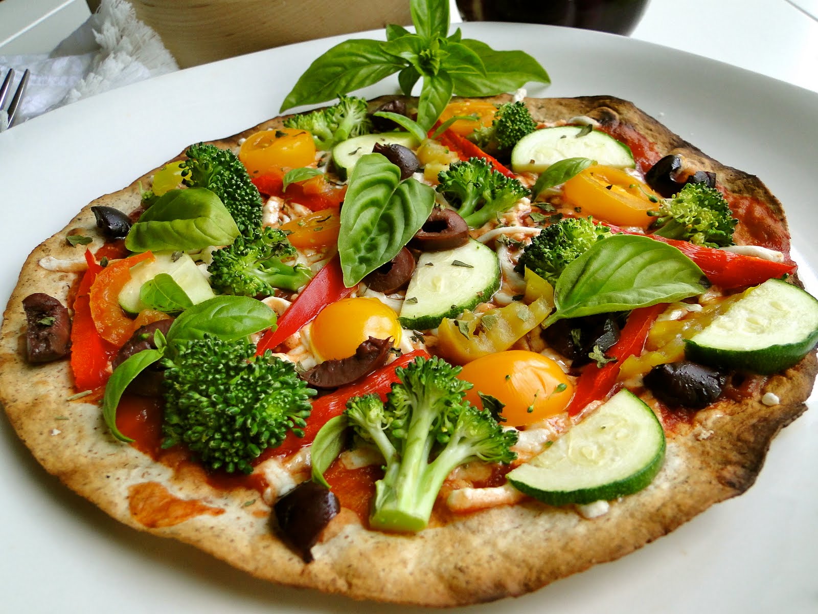 pictures pups and pies Grilled Pizza & My Favorite Salad